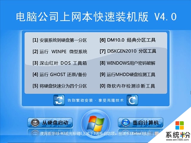 電腦公司 GHOST XP 上網本快速裝機版 V4.0